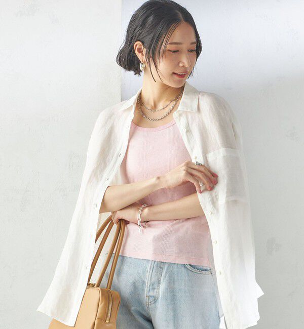 SHIPS for women「【SHIPS別注】〈洗濯機可能〉miller:タンクトップ」|タンクトップ|