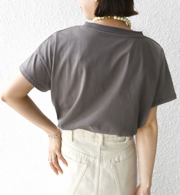 SHIPS for women「【WEB限定】ファンシー コード 刺繍 ロゴ TEE」|Tシャツ・カットソー|