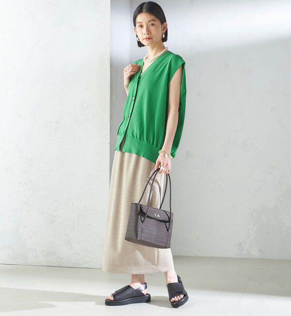 SHIPS for women「【SHIPS別注】Diminutivo:フタ付き メルカドバッグ」|かごバッグ|