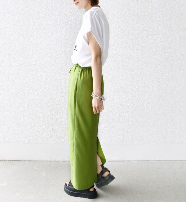 SHIPS for women「〈洗濯機可能〉プラチナ ヴェール TEE」|Tシャツ・カットソー|