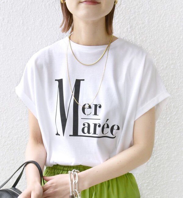 SHIPS for women「〈洗濯機可能〉プラチナ ヴェール TEE」|Tシャツ・カットソー|