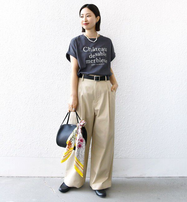 SHIPS for women「〈洗濯機可能〉プラチナ ヴェール TEE」|Tシャツ・カットソー|