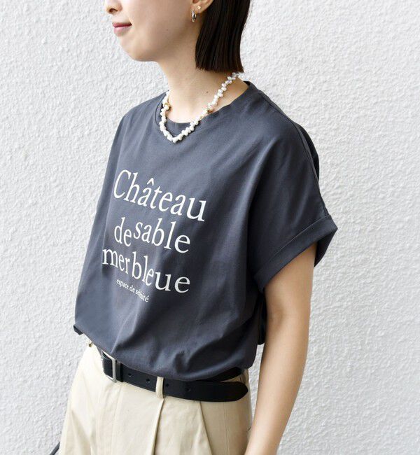 SHIPS for women「〈洗濯機可能〉プラチナ ヴェール TEE」|Tシャツ・カットソー|
