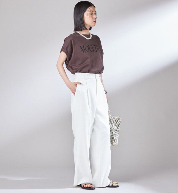 SHIPS for women「〈洗濯機可能〉プラチナ ヴェール TEE」|Tシャツ・カットソー|