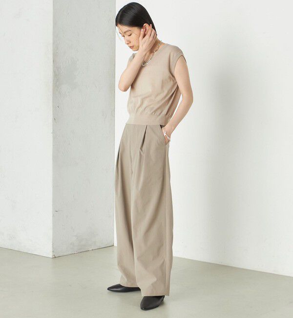 SHIPS for women「Wai＋:〈手洗い可能〉2タック スラックス」|スラックス|