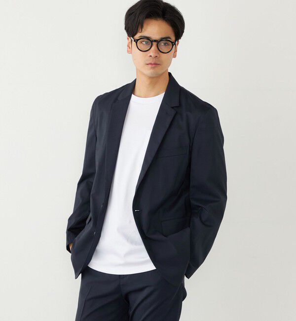 SHIPS Colors 「SHIPS Colors:〈洗濯機可能〉COOLMAX(R) ポリトロ ジャケット」|テーラードジャケット|ネイビー
