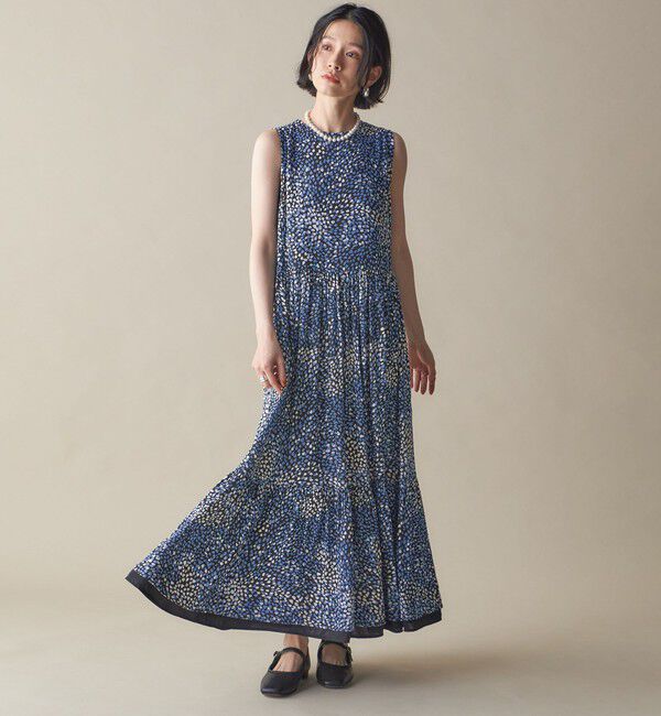 SHIPS for women「SHIPS NINE CASE:プリント ワンピース」|ワンピース|