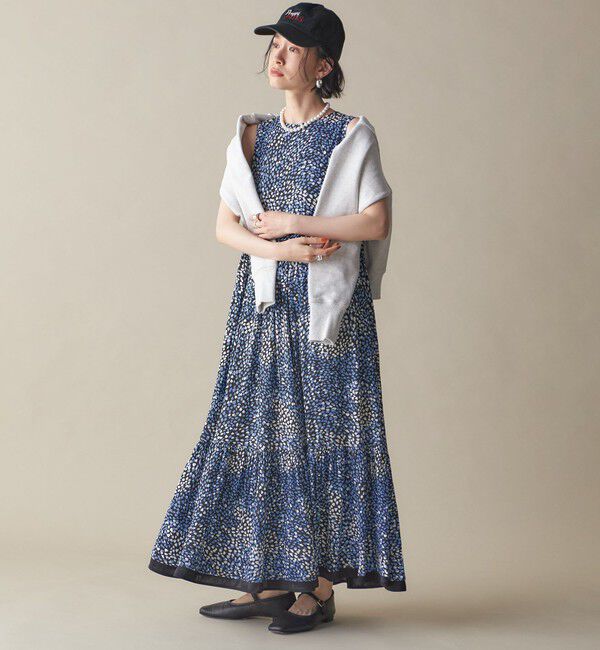 SHIPS for women「SHIPS NINE CASE:プリント ワンピース」|ワンピース|