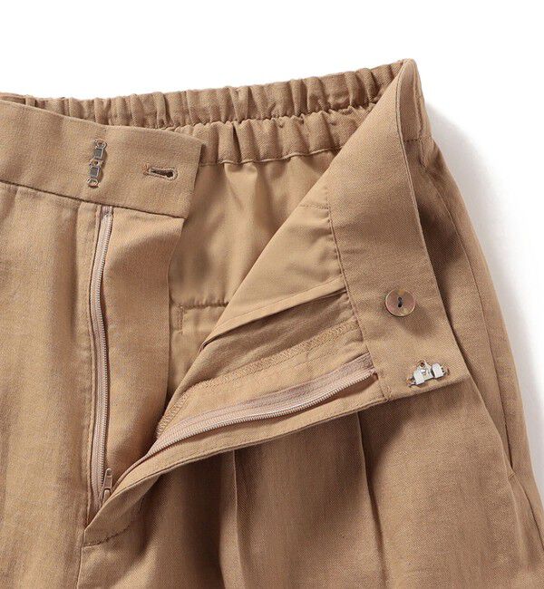 SHIPS for women「〈手洗い可能〉綿麻 ビエラ 2タック パンツ」|その他|