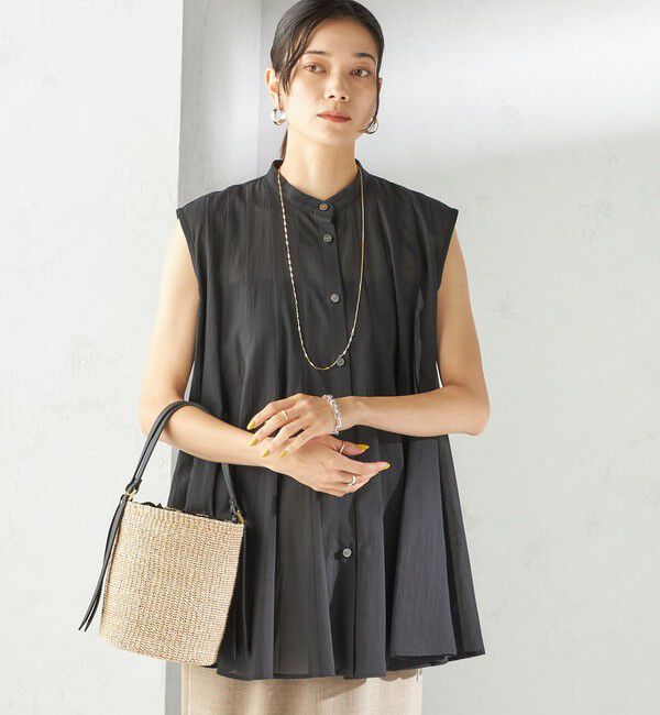 SHIPS for women「〈手洗い可能〉ボリューム フレア フレンチスリーブ ブラウス」|シャツ・ブラウス|