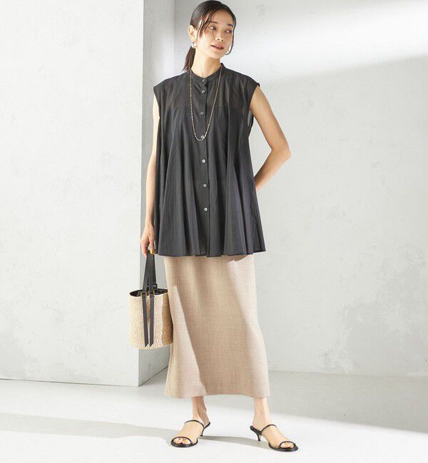 SHIPS for women「〈手洗い可能〉ボリューム フレア フレンチスリーブ ブラウス」|シャツ・ブラウス|