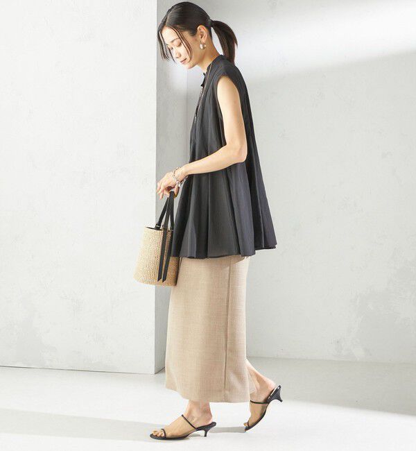 SHIPS for women「〈手洗い可能〉ボリューム フレア フレンチスリーブ ブラウス」|シャツ・ブラウス|