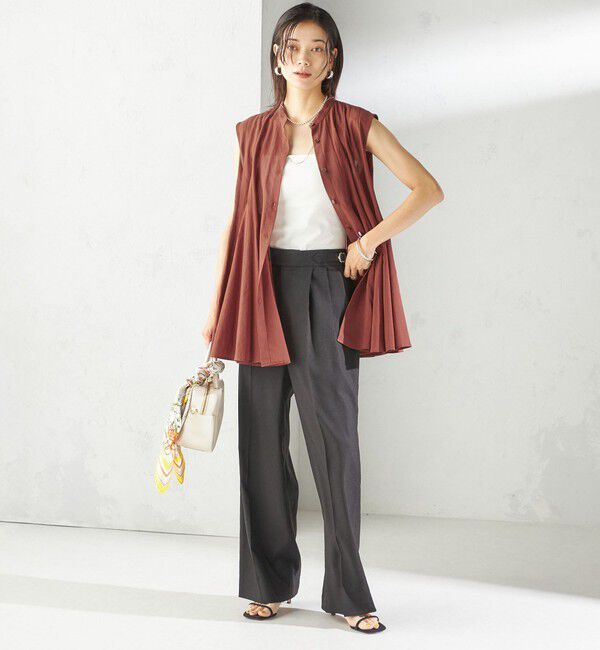 SHIPS for women「〈手洗い可能〉ボリューム フレア フレンチスリーブ ブラウス」|シャツ・ブラウス|