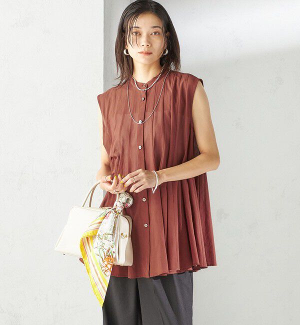 SHIPS for women「〈手洗い可能〉ボリューム フレア フレンチスリーブ ブラウス」|シャツ・ブラウス|