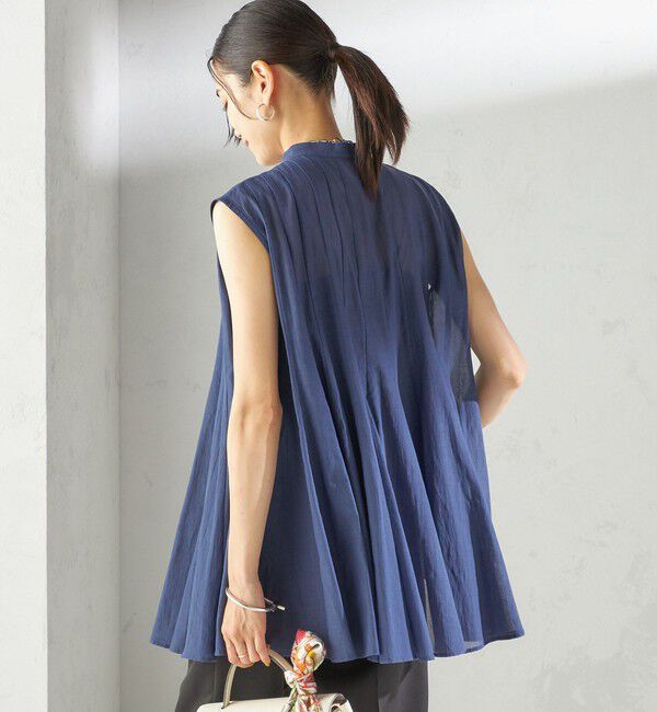 SHIPS for women「〈手洗い可能〉ボリューム フレア フレンチスリーブ ブラウス」|シャツ・ブラウス|