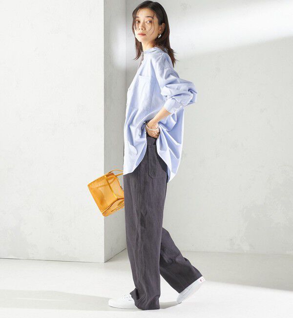 SHIPS for women「《予約》〈手洗い可能〉麻 コットン オールインワン」|オールインワン|