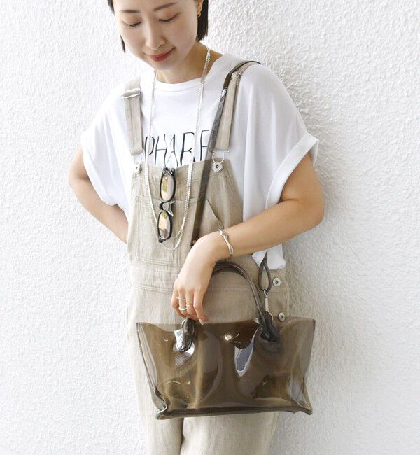 SHIPS for women「【WEB限定】ショルダー付き PVC トート バッグ」|トートバッグ|