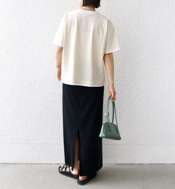 SHIPS for women「〈接触冷感〉レイヤード ライク TEE」|Tシャツ・カットソー|