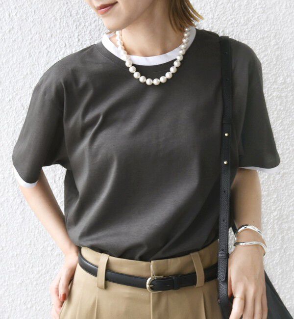 SHIPS for women「〈接触冷感〉レイヤード ライク TEE」|Tシャツ・カットソー|