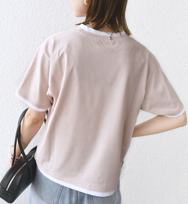 SHIPS for women「〈接触冷感〉レイヤード ライク TEE」|Tシャツ・カットソー|