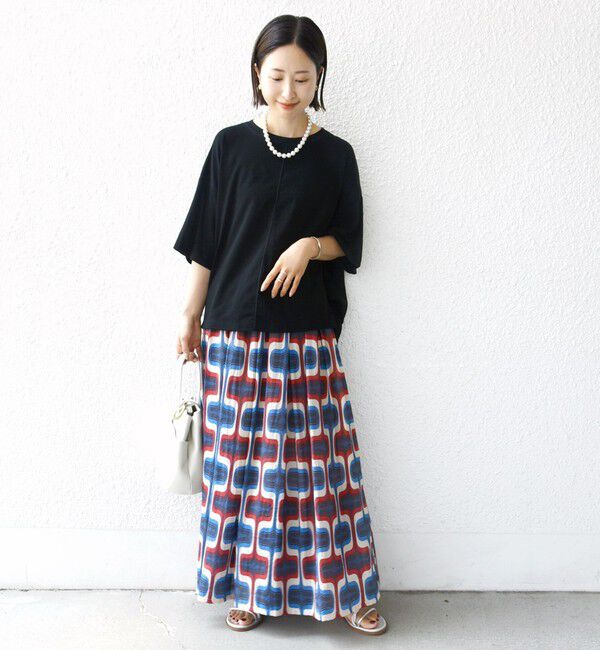 SHIPS for women「裾タック コクーン ショートスリーブ プルオーバー」|Tシャツ・カットソー|