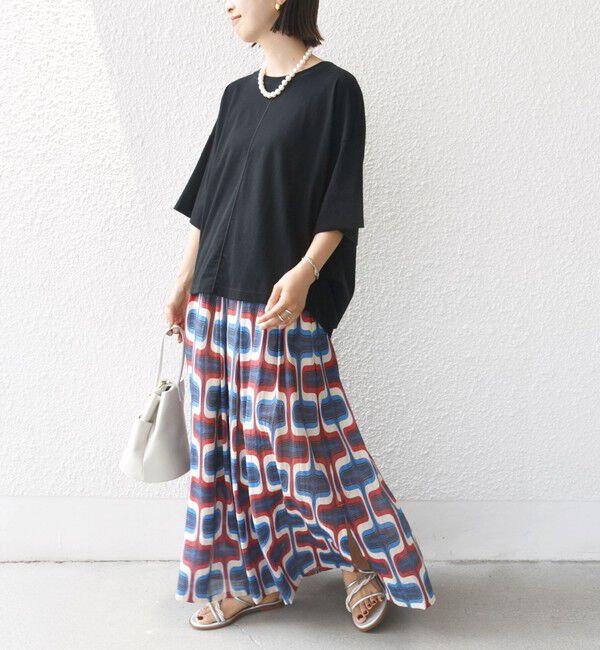 SHIPS for women「裾タック コクーン ショートスリーブ プルオーバー」|Tシャツ・カットソー|