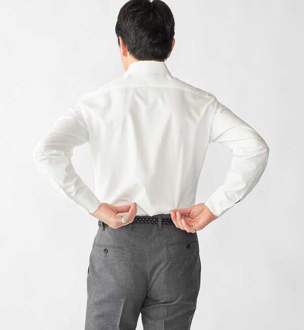 SHIPS「SHIPS: ジャージー ソリッド ワンピースカラー シャツ」|Tシャツ・カットソー|