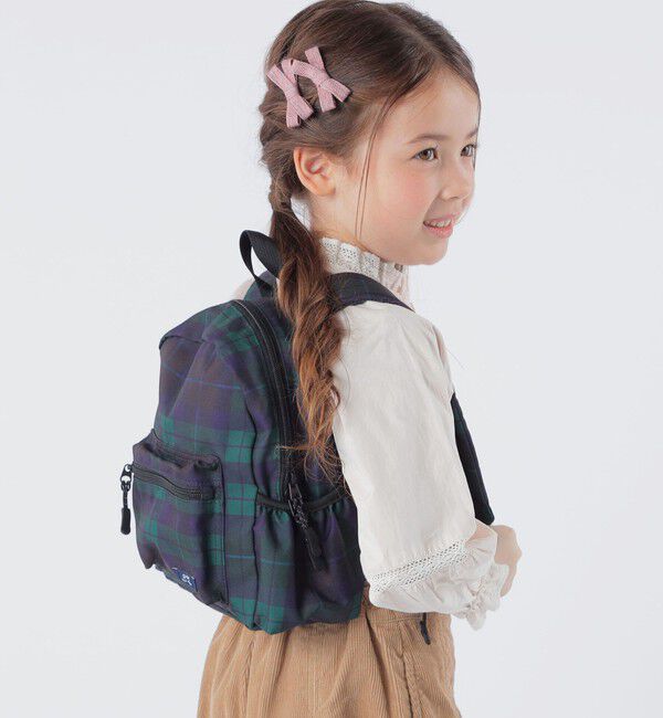 SHIPS KIDS「SHIPS KIDS:50th ANNIV チェック デイ パック S」|リュック|