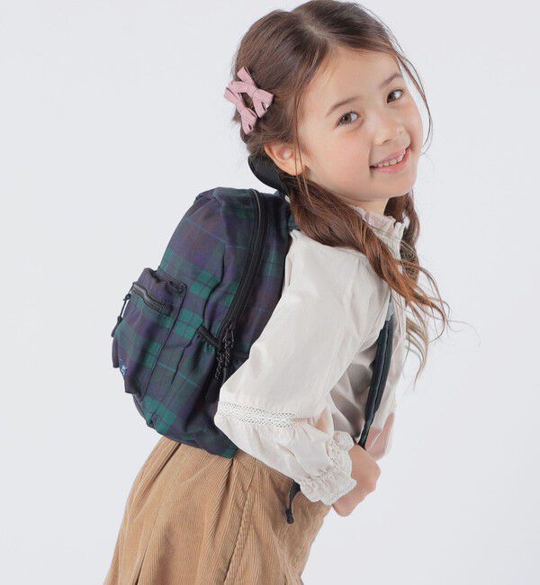 SHIPS KIDS「SHIPS KIDS:50th ANNIV チェック デイ パック S」|リュック|