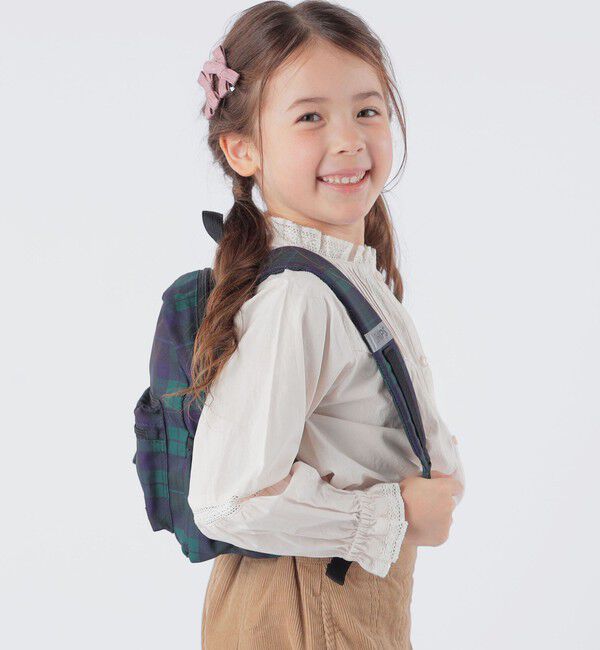 SHIPS KIDS「SHIPS KIDS:50th ANNIV チェック デイ パック S」|リュック|
