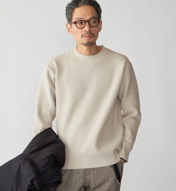 SHIPS「SHIPS:  〈手洗い可能〉 モール クルーネック ロングスリーブ」|Tシャツ・カットソー|