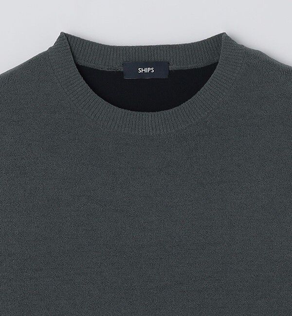 SHIPS「SHIPS:  〈手洗い可能〉 モール クルーネック ロングスリーブ」|Tシャツ・カットソー|