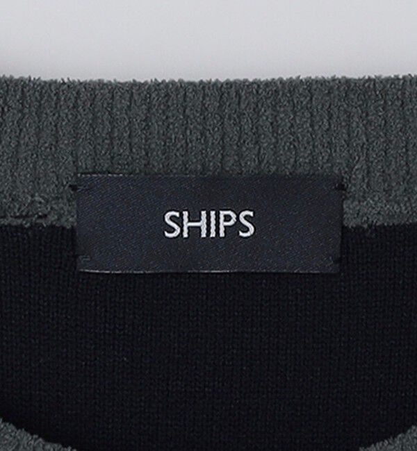 SHIPS「SHIPS:  〈手洗い可能〉 モール クルーネック ロングスリーブ」|Tシャツ・カットソー|