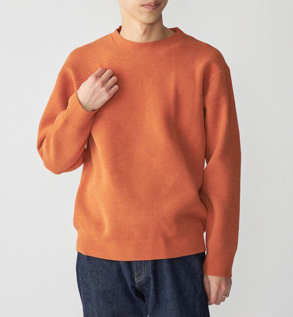 SHIPS「SHIPS:  〈手洗い可能〉 モール クルーネック ロングスリーブ」|Tシャツ・カットソー|ベビーピンク