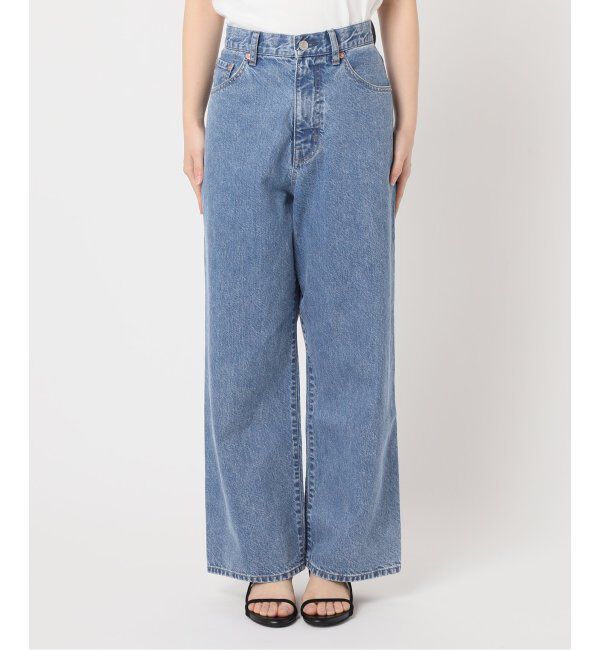 OUTDOOR PRODUCTS Usual Things「追加3 ULTライトデニムハイライズルーズ5PKT」|デニム|