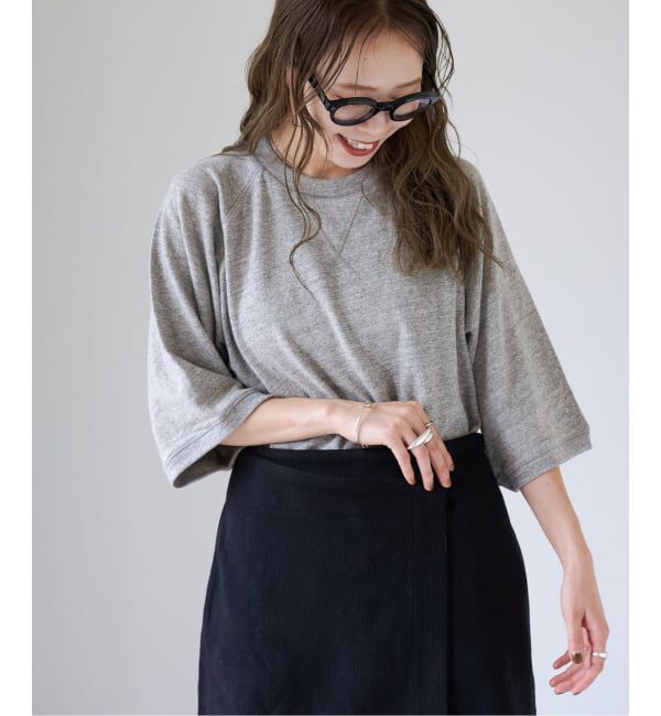 OUTDOOR PRODUCTS Usual Things「スラブストレッチ5SSスウェット」|Tシャツ・カットソー|グレーC