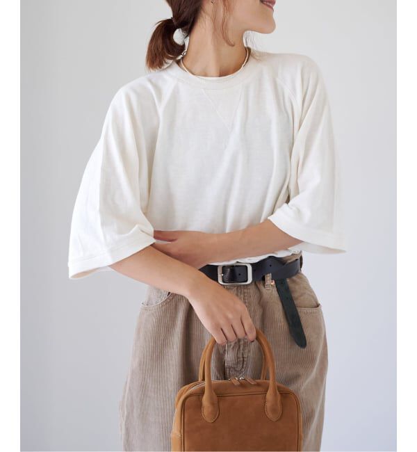 OUTDOOR PRODUCTS Usual Things「スラブストレッチ5SSスウェット」|Tシャツ・カットソー|ホワイト