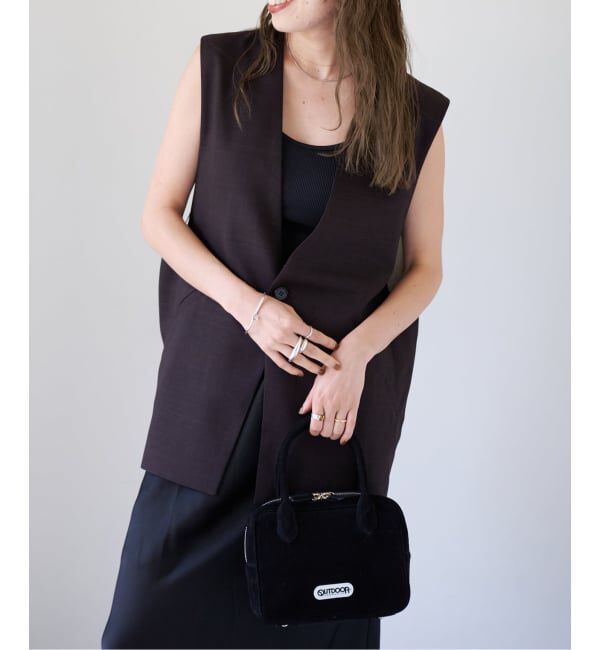 OUTDOOR PRODUCTS Usual Things「ORDINARY Vネックジレ セットアップ対応」|その他|ブラウン