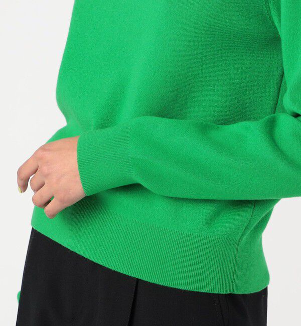 CABaN「コットンカシミヤ ポケットプルオーバー」|ニット・セーター|