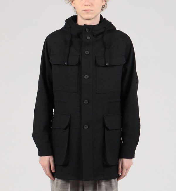 TOMORROWLAND MENS「コットンウール マウンテンパーカー」|ブルゾン・スタジャン|