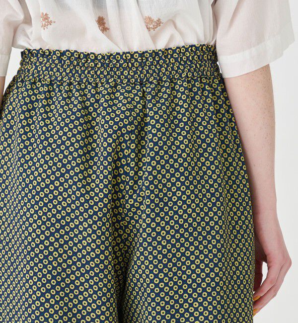 SOULEIADO「トリアセテートポリエステルプリント イージーストレートパンツ」|その他|