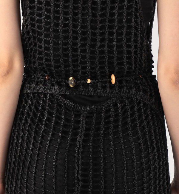 DES PRES「メッシュホイルプリント キャミソールワンピース」|ワンピース|