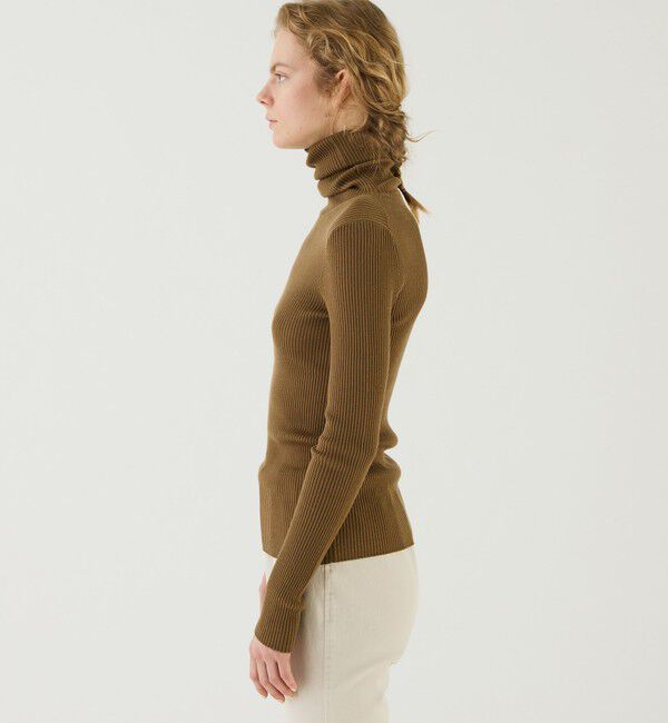 GALERIE VIE「プルミエールウールリブ タートルネックプルオーバー」|ニット・セーター|