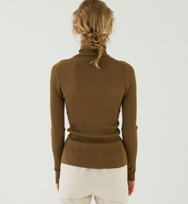 GALERIE VIE「プルミエールウールリブ タートルネックプルオーバー」|ニット・セーター|