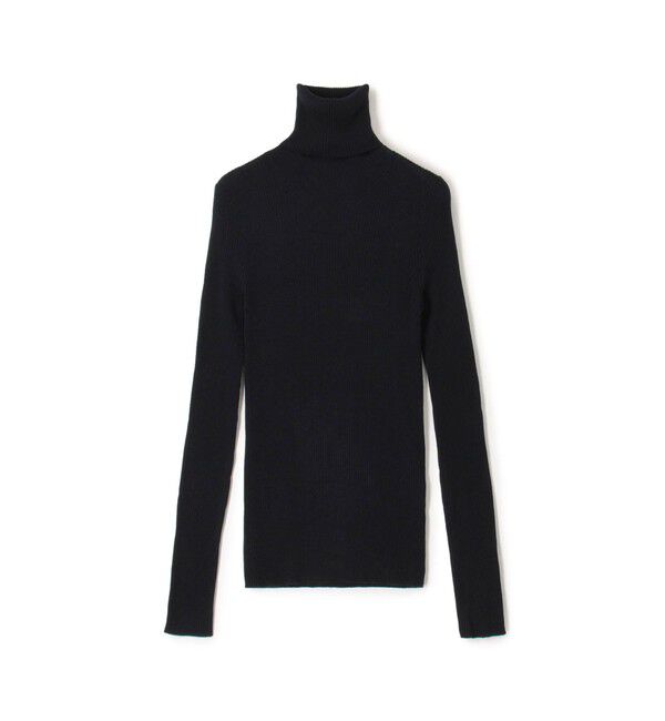 GALERIE VIE「プルミエールウールリブ タートルネックプルオーバー」|ニット・セーター|69 ネイビー