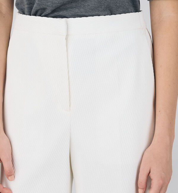 DES PRES「ツイルジャカード セミワイドパンツ」|スラックス|