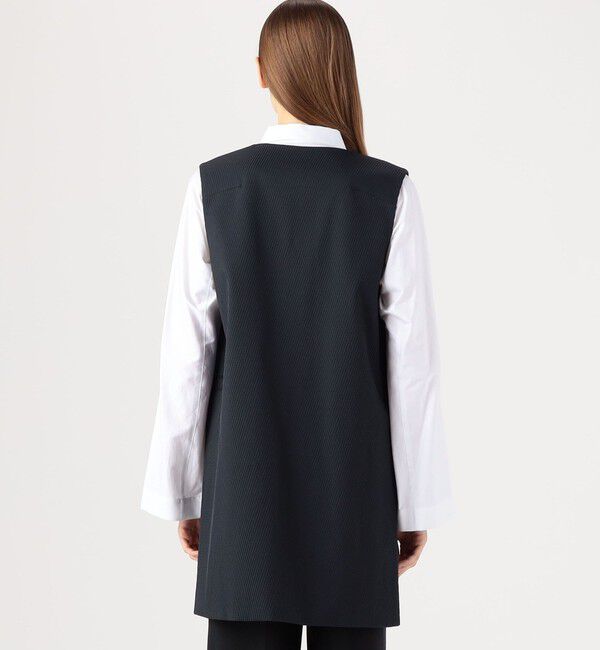 DES PRES「ツイルジャカード クルーネックジレ」|ベスト・ジレ|