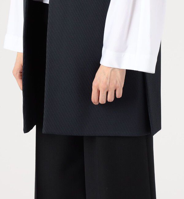 DES PRES「ツイルジャカード クルーネックジレ」|ベスト・ジレ|