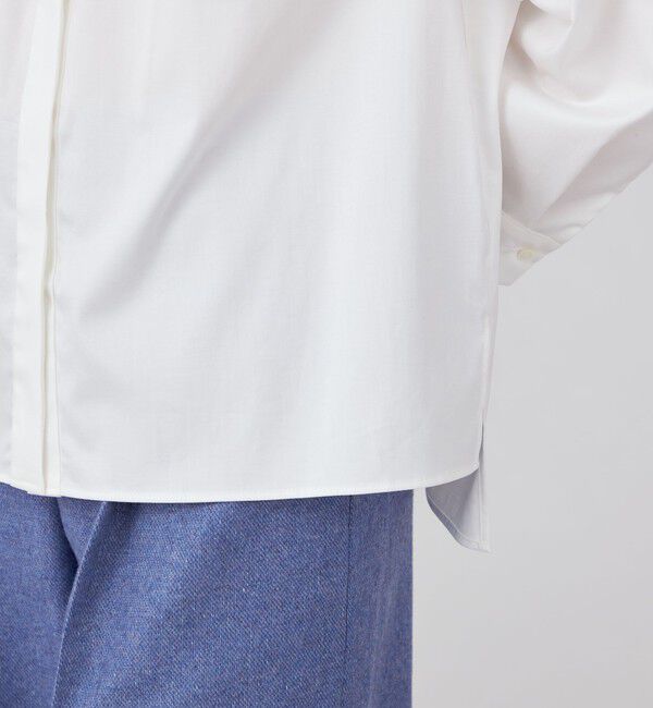 Ballsey「ハイカウントサテン スタンドカラーシャツ」|シャツ・ブラウス|