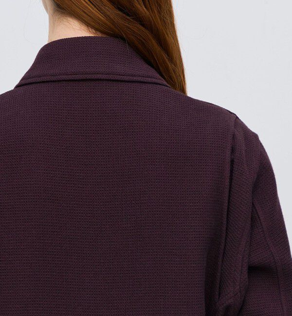 BACCA「ワッフルクロス リラックスジャンプスーツ」|オールインワン|